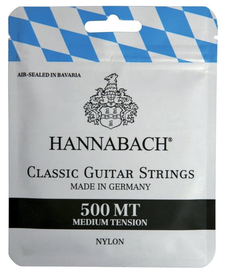 Hannabach 500 strengesæt til klassisk guitar, medium tension