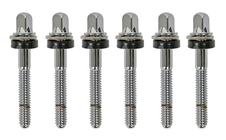 Latin Percussion Tension rods Mini Timbales + Micro Snare + Drum Timbales - LP845-K 845-JD LP846-SN LP848-SN LP812-C LP813-C LP812-BN LP813-BN - Chrome , 6 pieces (LP2540)