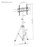 SAMPLEVARE - TV ophæng m. trefods-stativ