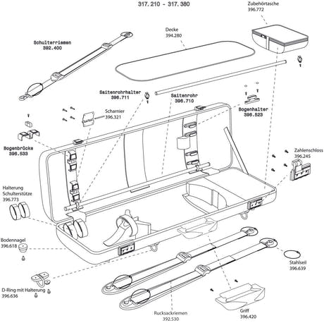 GEWA Violin case Air 2.1 - Accessory pocket