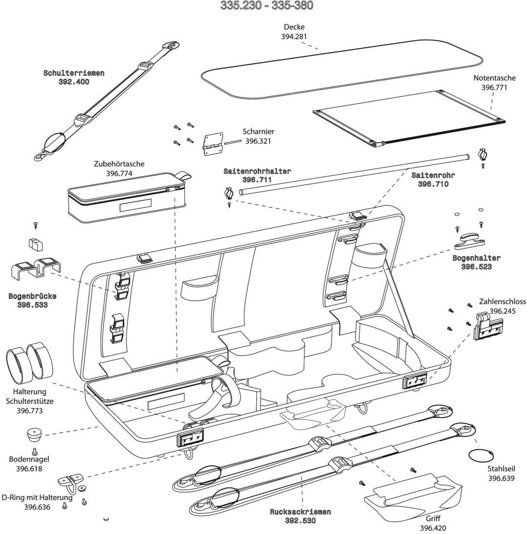 GEWA Viola case Air 2.8 - Cover