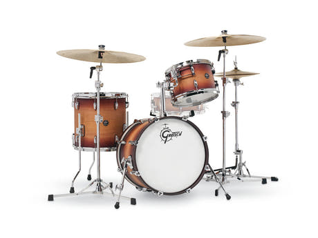 Gretsch Renown Maple 3-delt shell set 18", Satin Tobacco Burst