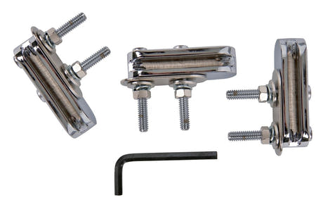 Latin Percussion Mount bracket Conga - Chrome, 3 pieces (LP291BR)
