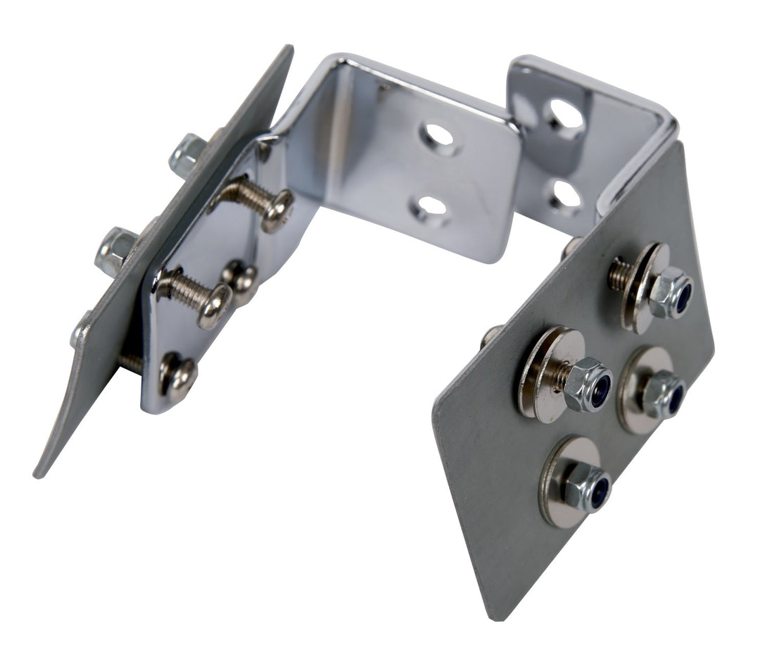 Latin Percussion Mount bracket Timbales for LP + Tito Puente shells + LP980 - LP981 LP981A LP982 stands - 2-Hole, Chrome (LP984)