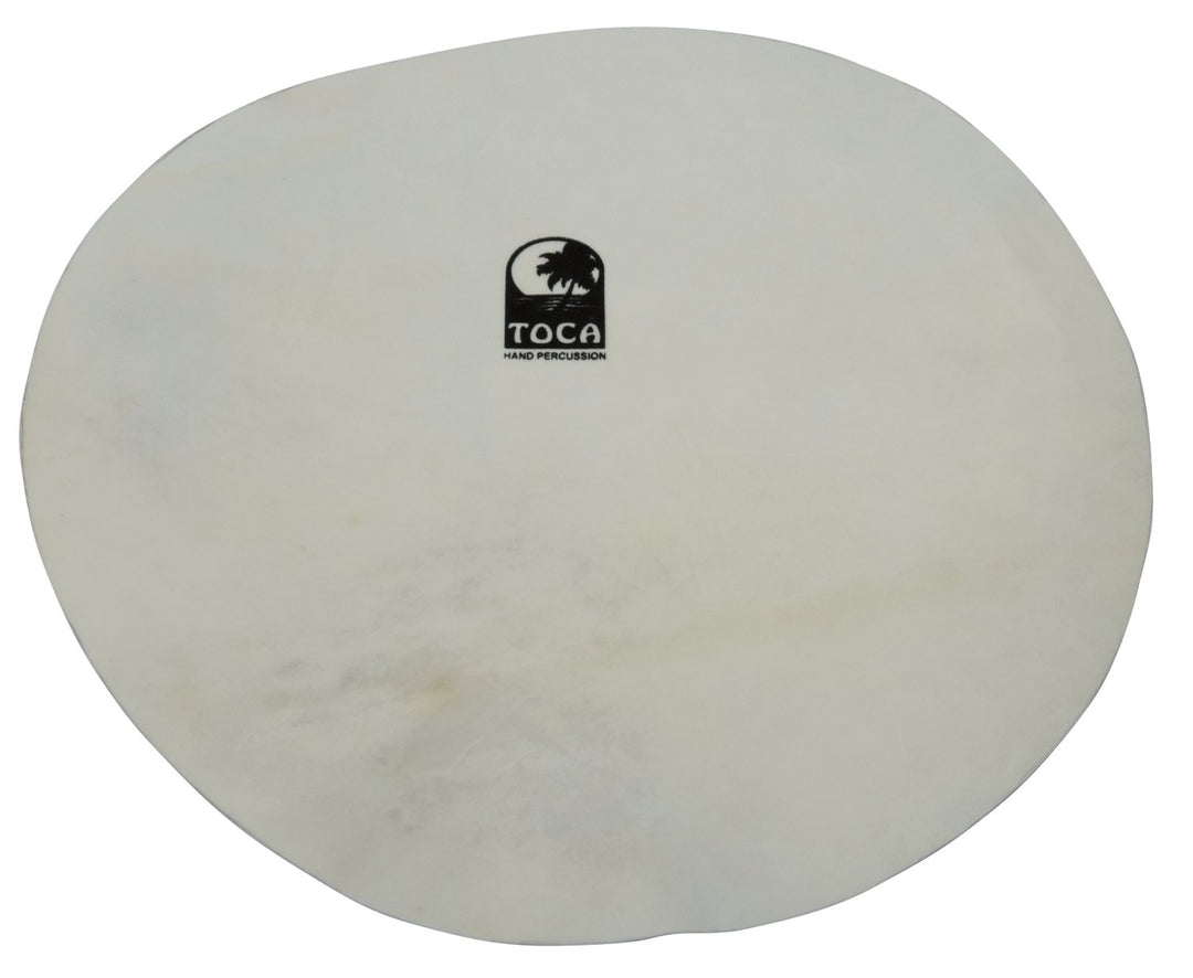 Toca Djembe head Flat Skin - 16" Black (to 12") (TD-DJHD12B)