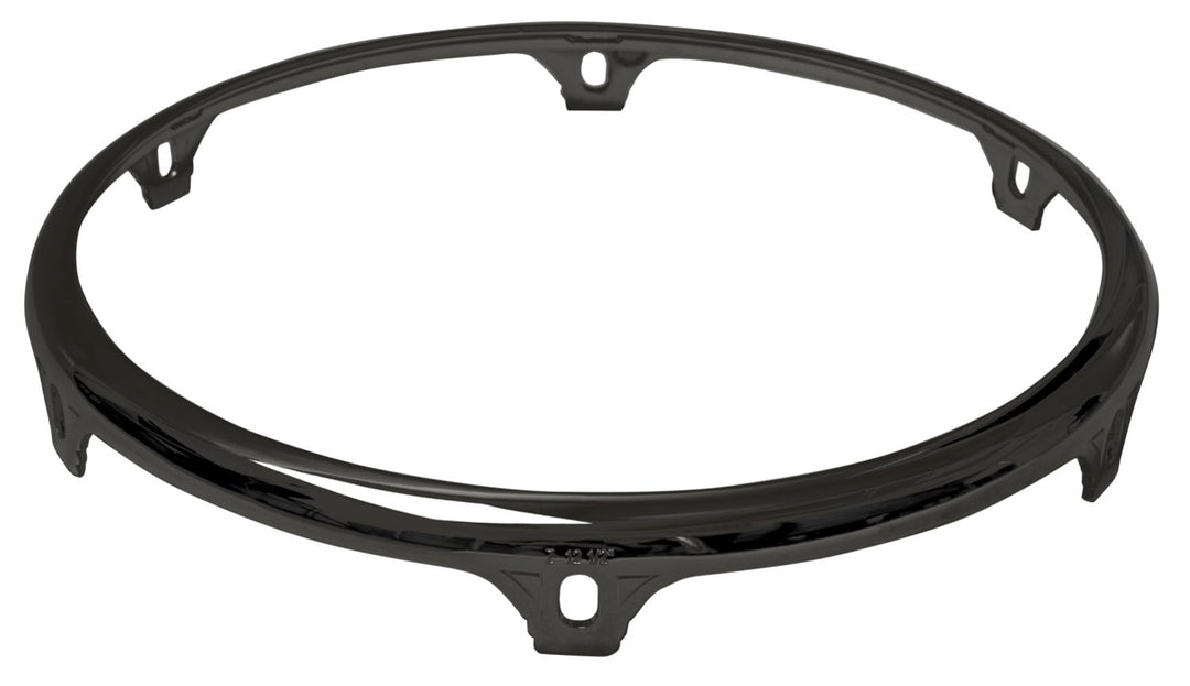 Latin Percussion Hooped Conga Comfort Curve II - Z Series (Extended Collar) Black Mirror - 12 1/2" Tumba | 6 hole (LP774C)