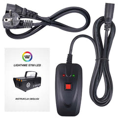 LIGHT4ME S 700W LED røgtågemaskine effektgenerator fjernbetjening