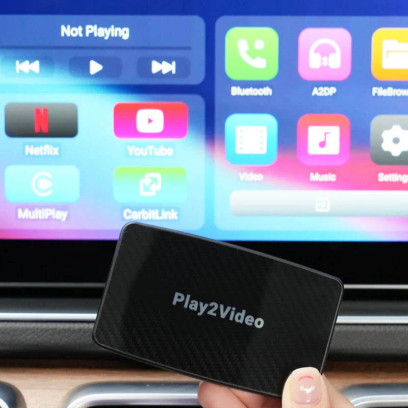 RETURVARE: All-in-one Adapter Trådløs CarPlay, Android Auto og Video