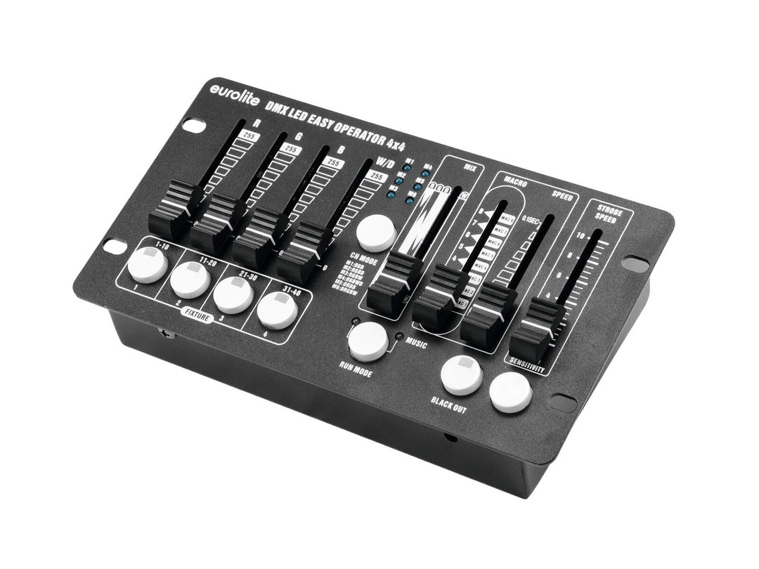 EUROLITE Set 4x LED PAR-56 QCL bk + Case + Controller