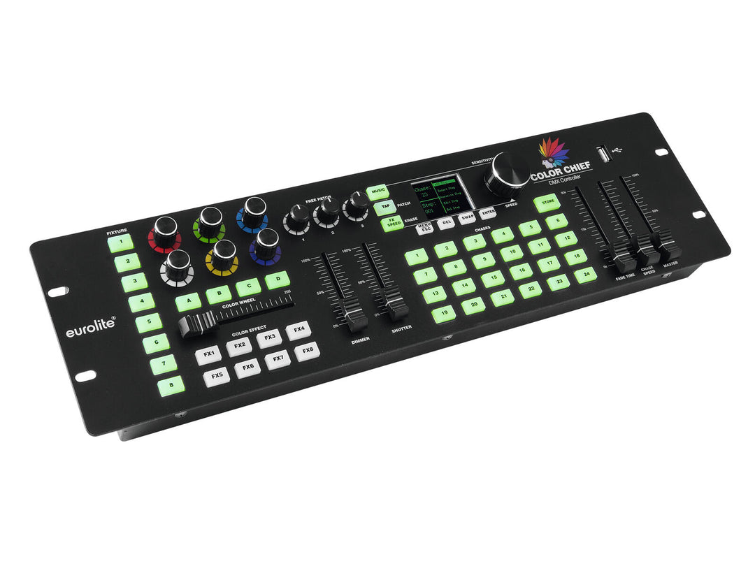 EUROLITE Set 2x LED CBB-4 + DMX LED Color Chief Controller