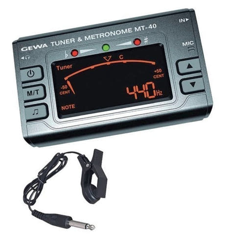 GEWA MT-40 tuner, metronom og tonegenerator