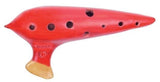 Plaschke Classic okarina i G, 13,5 cm, G2 til C4, rødglaseret