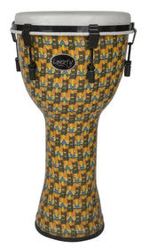 GEWA Djembé Liberty Series Mechanically Tuned - 12" Abstract Kente