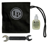 Latin Percussion Tuning lugs & tension rods accessories Accessory Pouch Pro with LP227A tuning key & LP238 Lug Lube (LP227E)