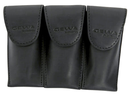 GEWA Crazy Horse Trumpet Triple til 3 trompetmundstykker, sort