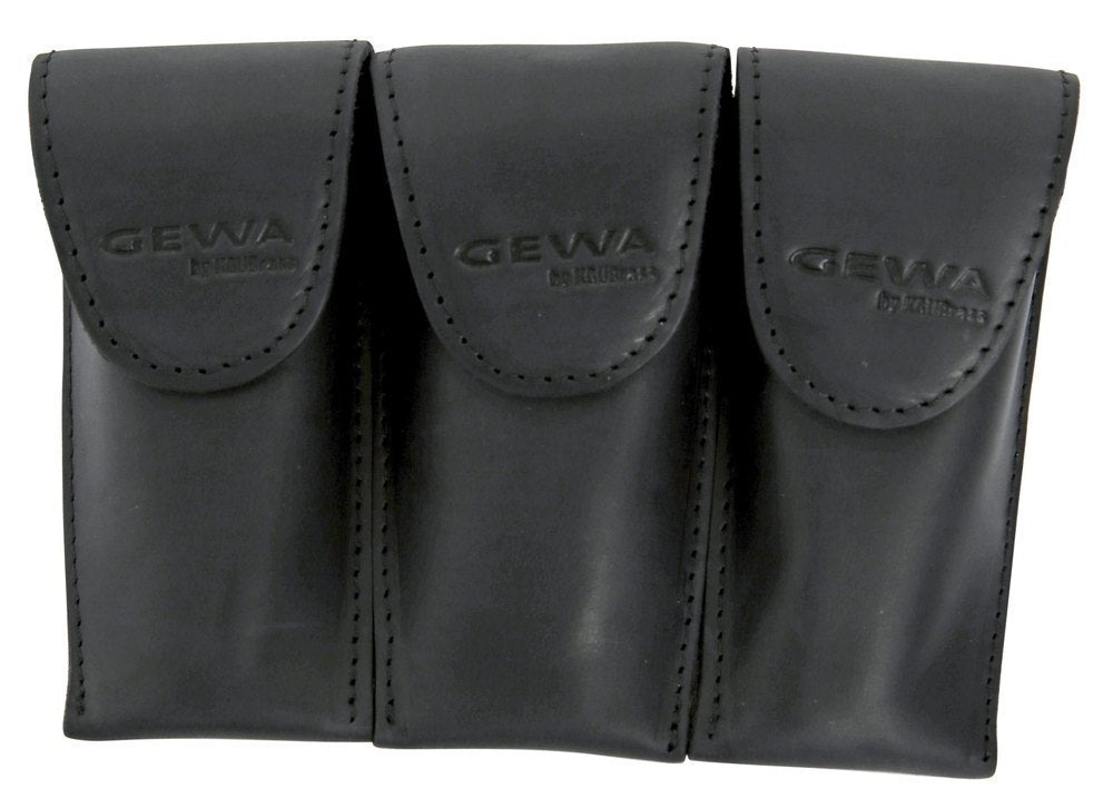 GEWA Crazy Horse Trumpet Triple til 3 trompetmundstykker, sort