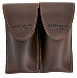 GEWA Crazy Horse Bugle Double til 2 valdhornmundstykker, sort