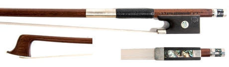 Otto Dürrschmidt GEWA Exclusive violinbue, ottekantet, sølv