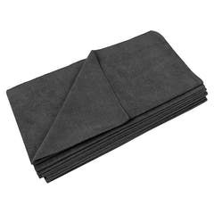 Mikrofiberklud, 40x40cm, 330gsm, 10 stk Sort