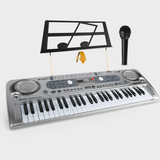 SUPRIMO 824 USB Keyboard med mikrofon, MP3-afspiller og nodestativ