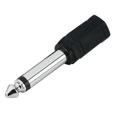 3.5 mm Mono Jack Hun til 6.3 mm Mono Jack adapter