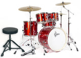 Gretsch Energy trommesæt 20", Red, med Paiste 101 (3 bækkener)