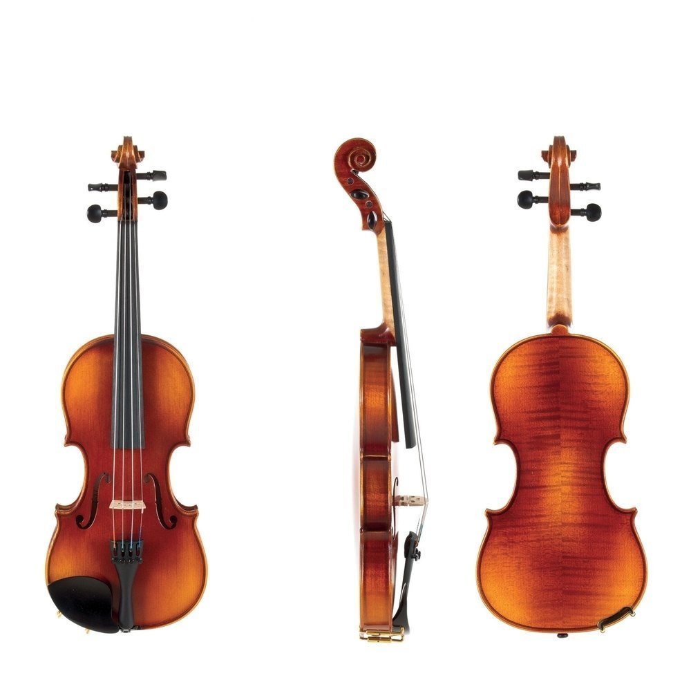 GEWA Ideale violin 4/4 med Wittner-skruer, aflang kasse og træbue
