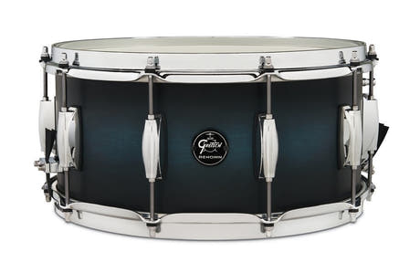 Gretsch Renown Maple lilletromme 14" x 6,5", Satin Antique Blue Burst