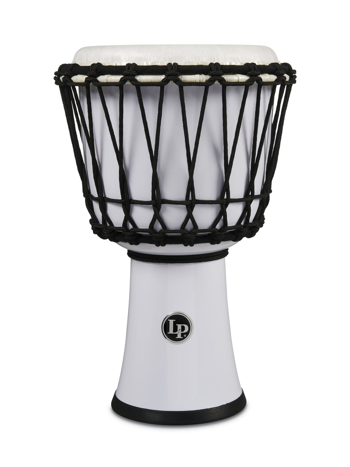 Latin Percussion Djembe World 7-inch Rope Tuned Circle - White (LP1607WH)