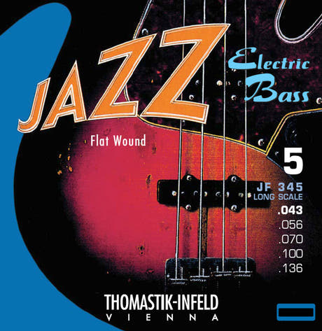 Thomastik-Infeld E-Bass Strings Jazz Bass Flat wound - Set 4-str. super long (JF364)