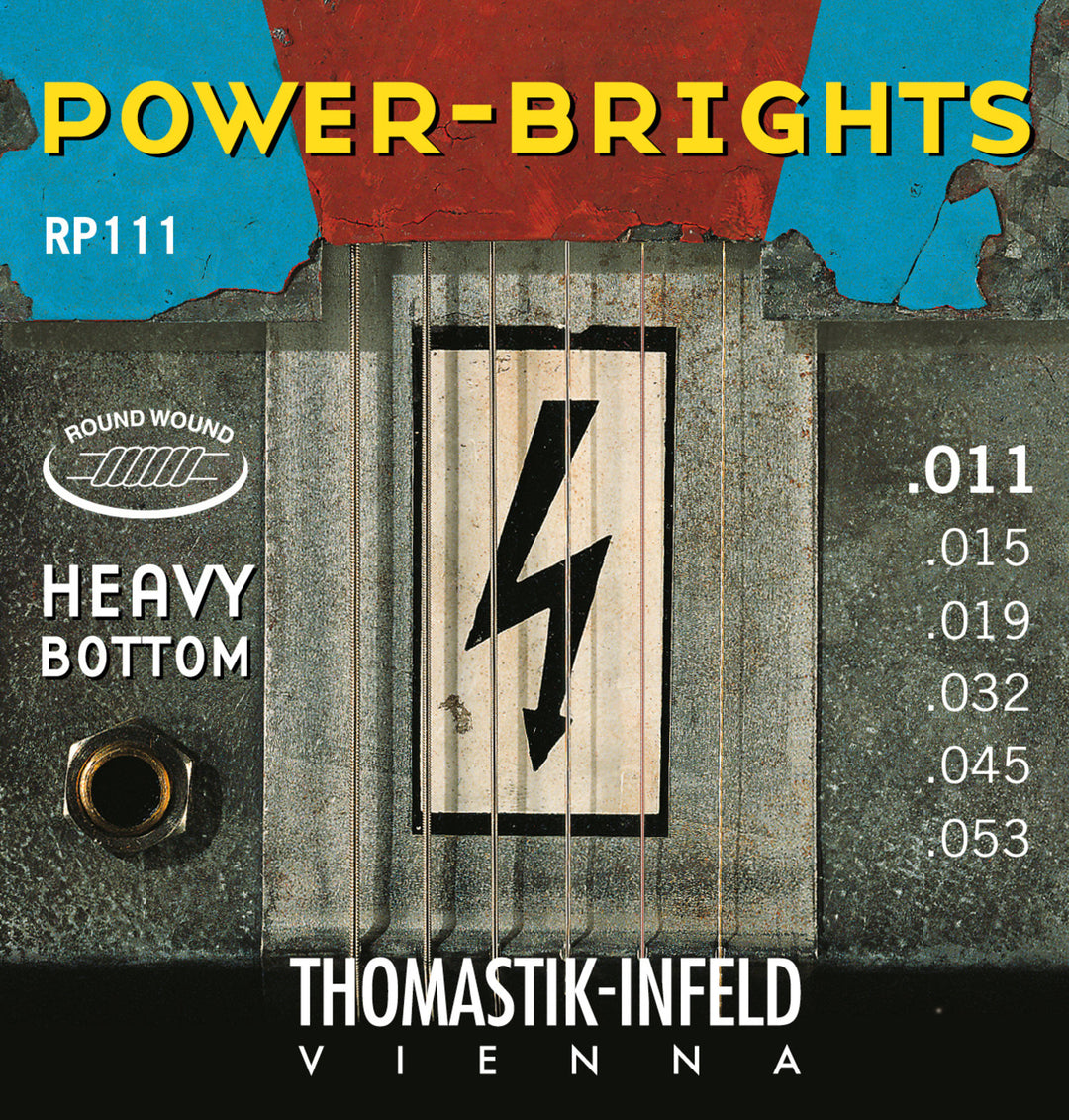 Thomastik-Infeld Strings for E-guitar Power Brights Series - Set 011 heavy (RP111)