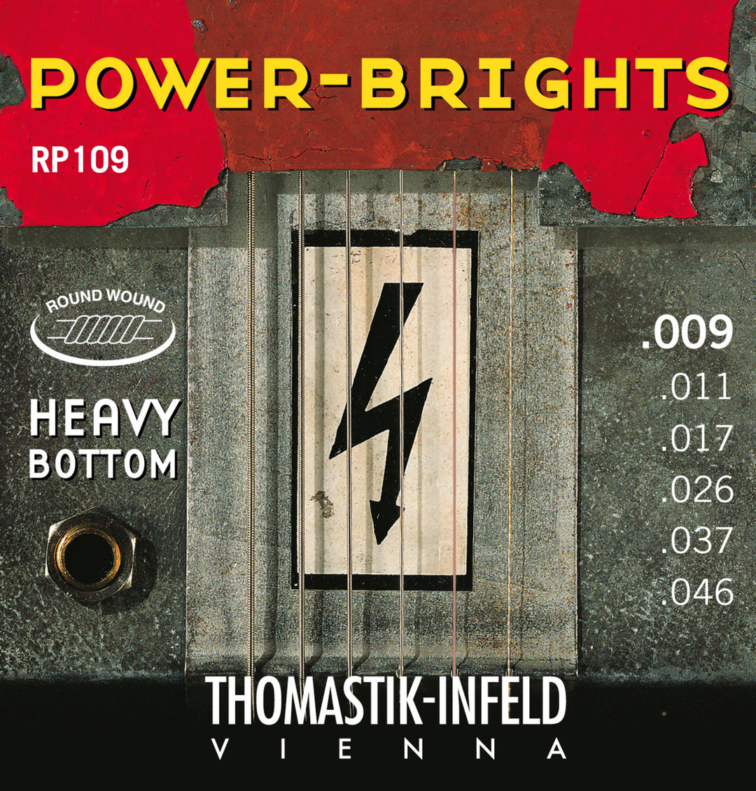 Thomastik-Infeld Strings for E-guitar Power Brights Series - Set 009 heavy (RP109)