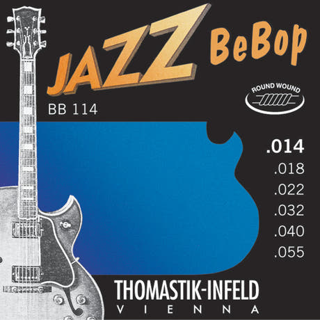 Thomastik-Infeld Jazz BeBop BB114 elguitarsæt roundwound, Medium