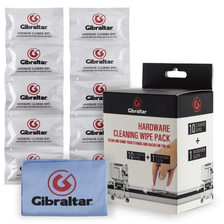 Gibraltar SC-HCW10 renseservietter til trommehardware, 10 stk.