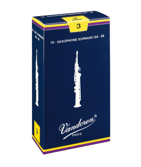 Vandoren Reeds Soprano Saxophone Traditional - 2 1/2