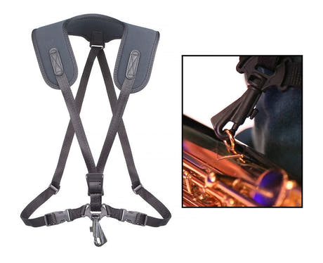 Neotech Super Harness saxofonsele junior, 31,8-40,6 cm, kunststofhage