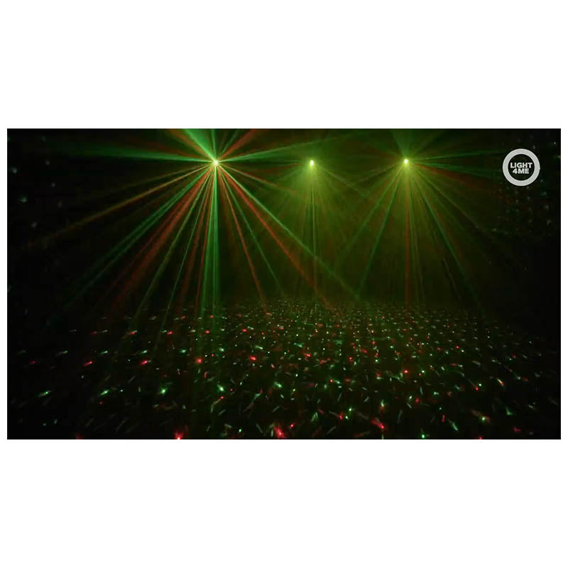 LIGHT4ME T-BAR LED PAR BLOMSTERKUGLE LASER UV STROBE diskotekbelysning multieffekt