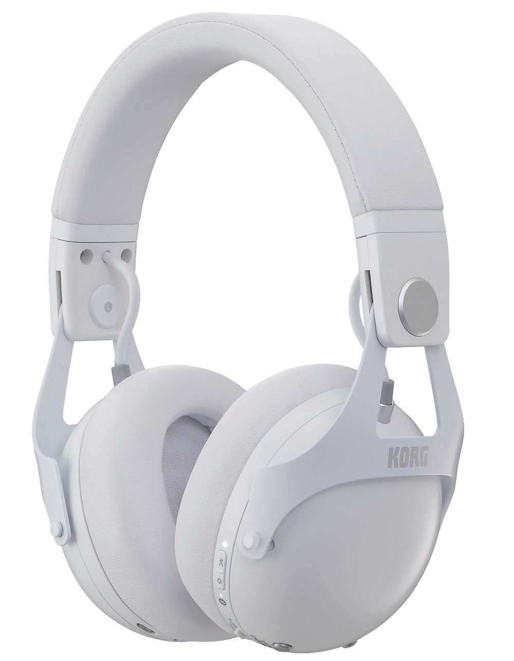 KORG NC-Q1-WH Smart Noice Cancelling DJ Headphones, White