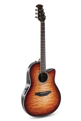 Ovation E-Acoustic Guitar Celebrity Standard Plus Mid Cutaway - Cognac Burst Gloss (CS24X-7C-G)