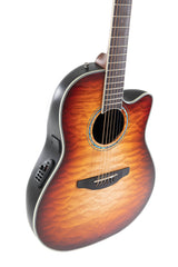 Ovation E-Acoustic Guitar Celebrity Standard Plus Mid Cutaway - Cognac Burst Gloss (CS24X-7C-G)