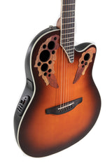 Ovation E-Acoustic Guitar Celebrity Elite Super Shallow Cutaway - Sunburst (CE48-1-G)