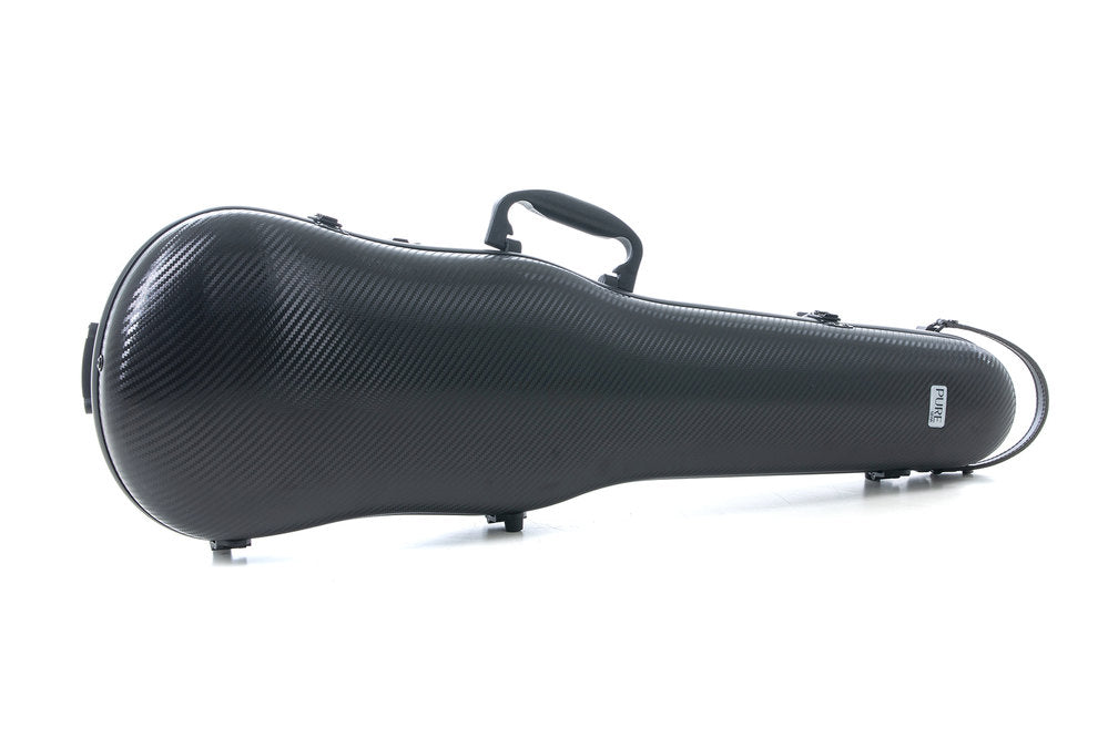 GEWA Polycarbonate 1.8 formkasse til violin 4/4, sort