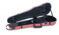 GEWA Polycarbonate 1.8 formkasse til violin 4/4, rød