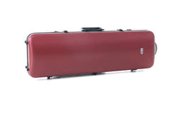 GEWA Polycarbonate 2.4 violinkasse 4/4, rød