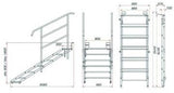GUIL ECP-06/440 Stage stair Outdoor