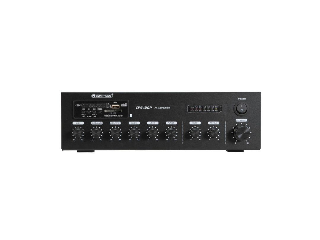 OMNITRONIC CPE-120P PA Mixing Amplifier