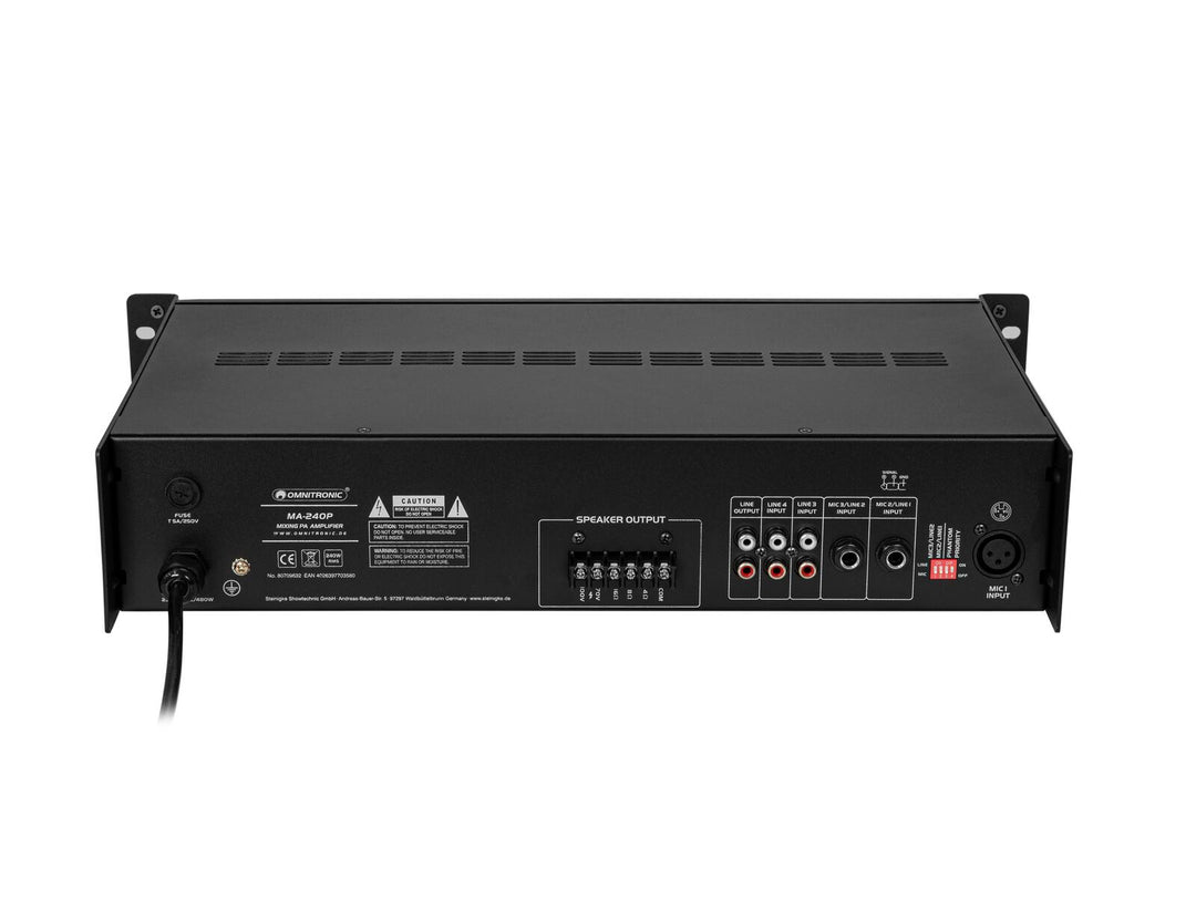 OMNITRONIC MA-240P PA Mixing Amplifier
