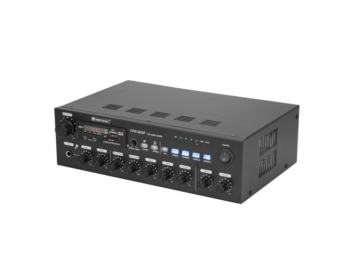 OMNITRONIC CPZ-120P PA Mixing Amplifier