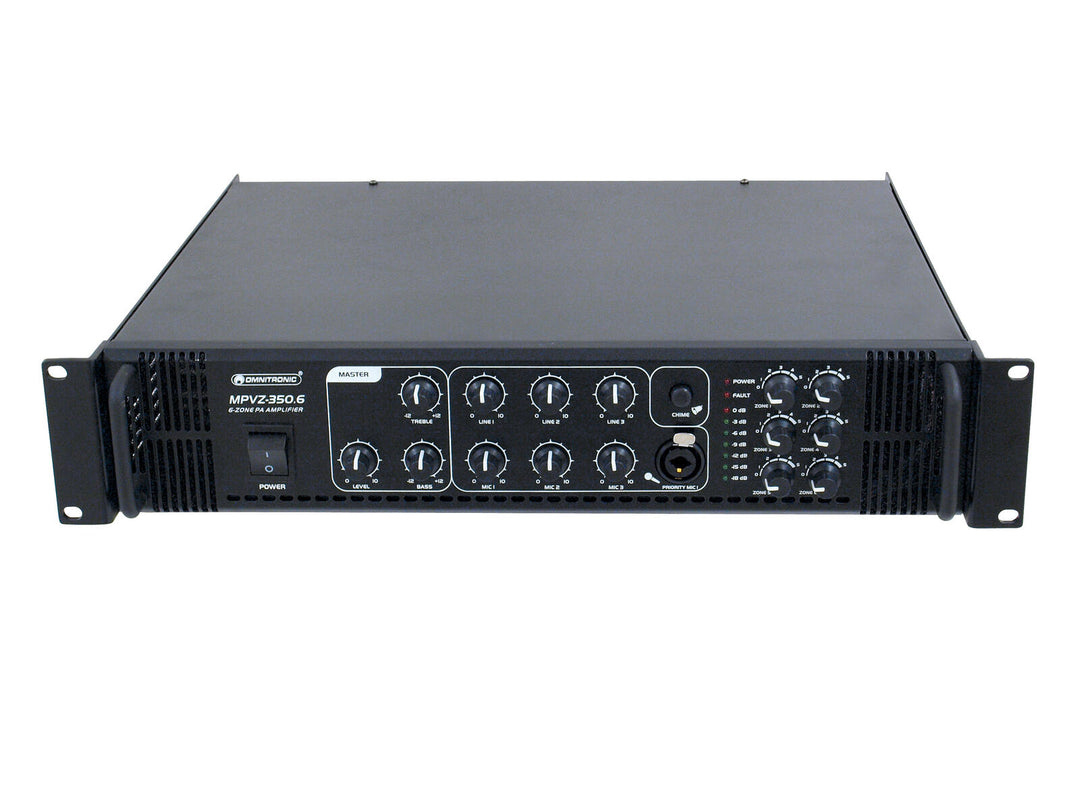 OMNITRONIC MPVZ-350.6 PA Mixing Amplifier