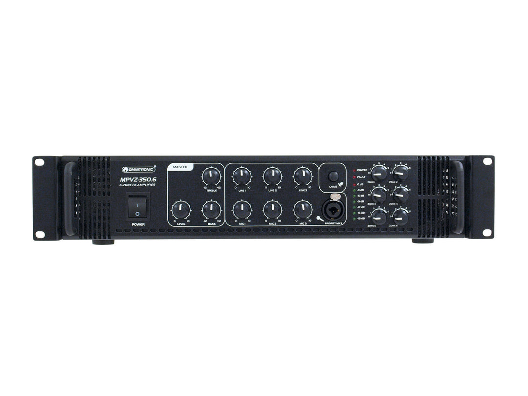 OMNITRONIC MPVZ-350.6 PA Mixing Amplifier